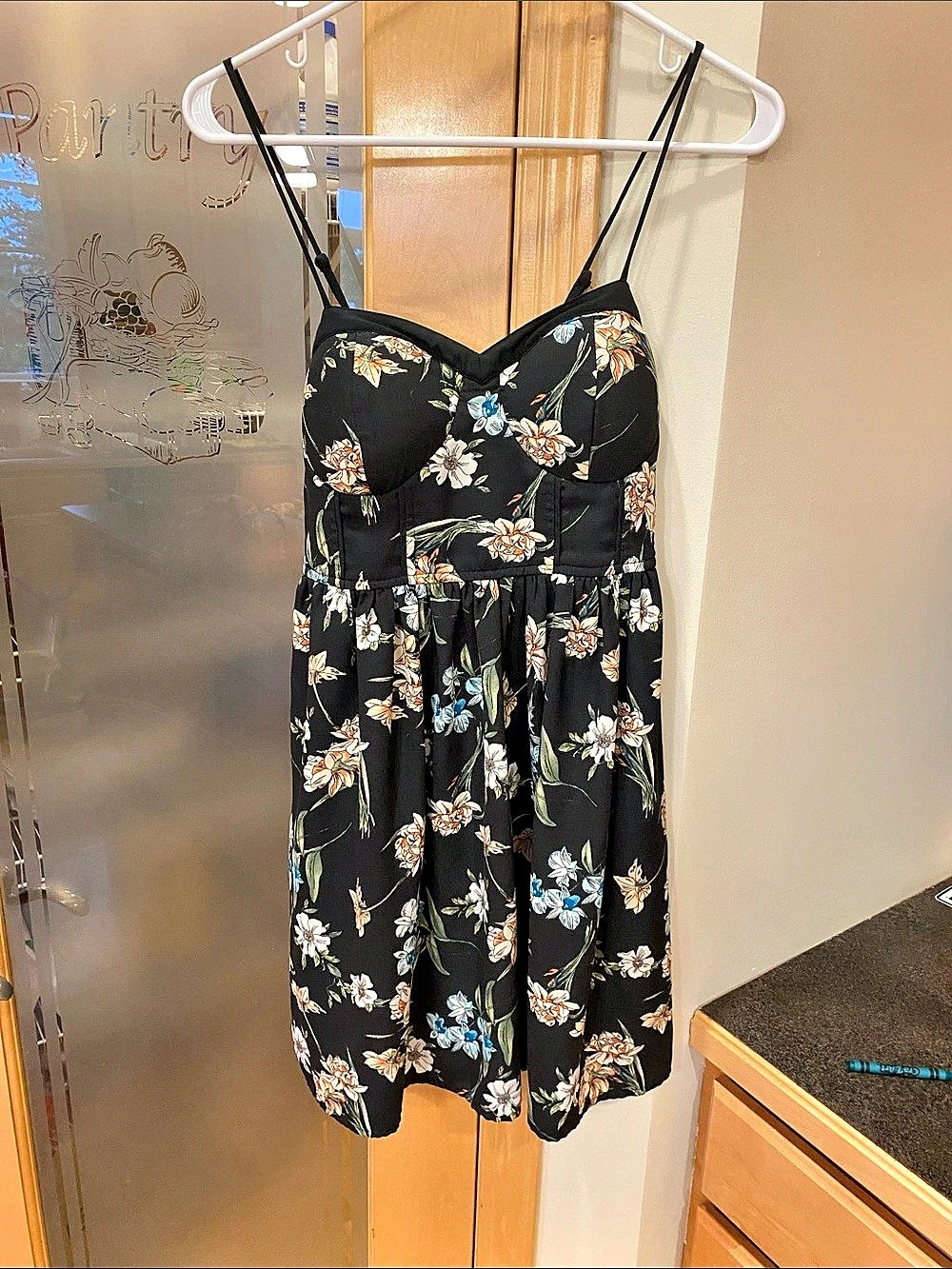 Xhilaration Floral Mini Dress in Size Small Like New